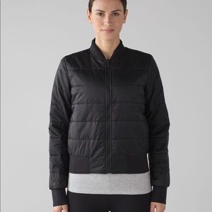 Lululemon Non-Stop Reversible Bomber - Black Size 8